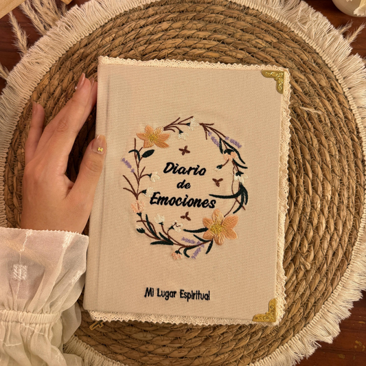 Diario de emociones con versículos de la biblia y frases de motivación